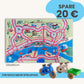 Spielteppich HAMBURG 120x80cm im Starter-Set