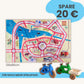 Spielteppich 120x80cm im Starter-Set