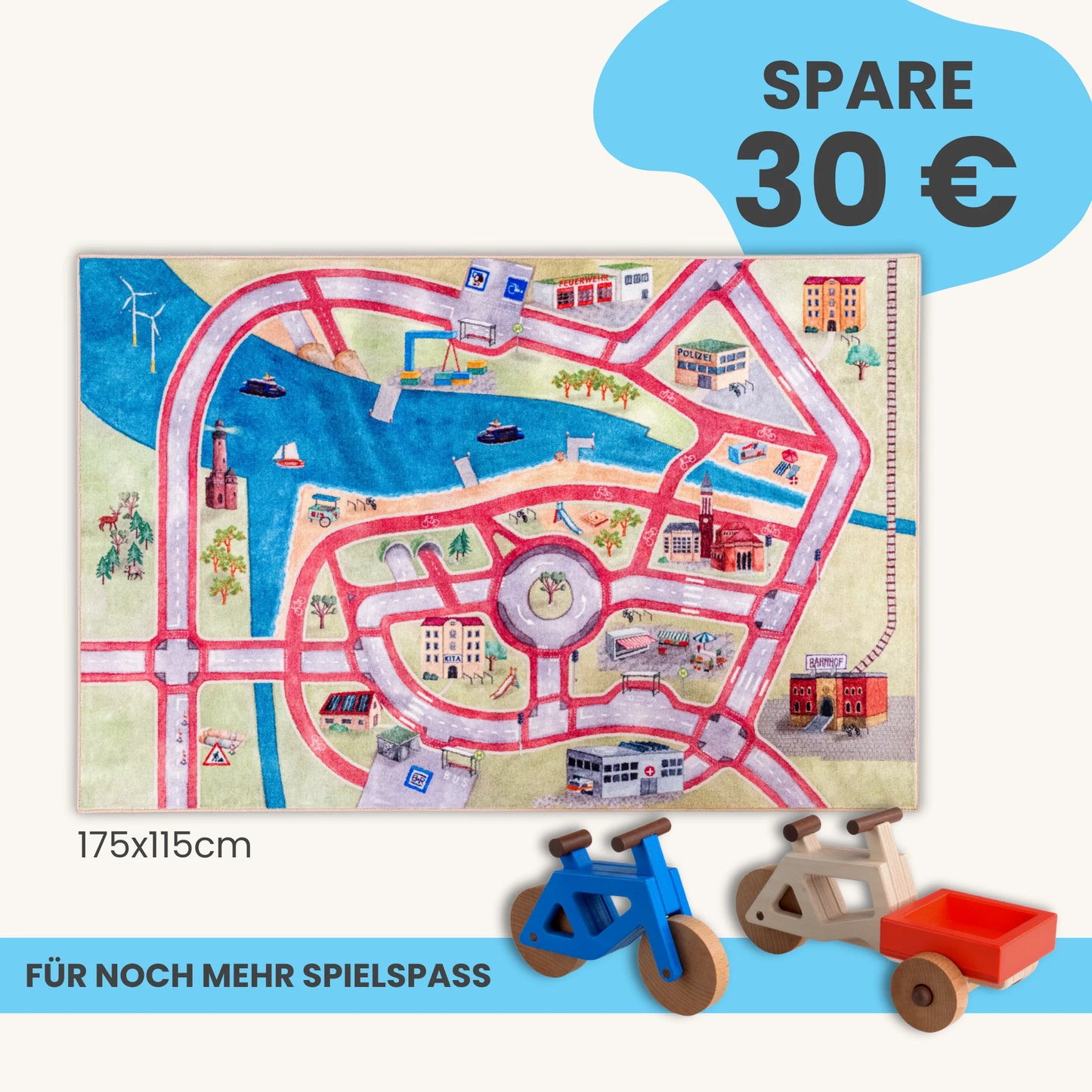 Spielteppich 175x115cm im Starter-Set