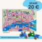 Spielteppich HAMBURG 120x80cm im Starter-Set