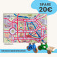 Spielteppich BERLIN 120x80cm im Starter-Set