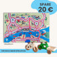 Spielteppich HAMBURG 120x80cm im Starter-Set