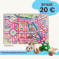 Spielteppich BERLIN 120x80cm im Starter-Set