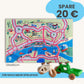 Spielteppich HAMBURG 120x80cm im Starter-Set