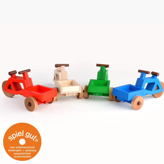 Spielzeuglastenrad aus Holz