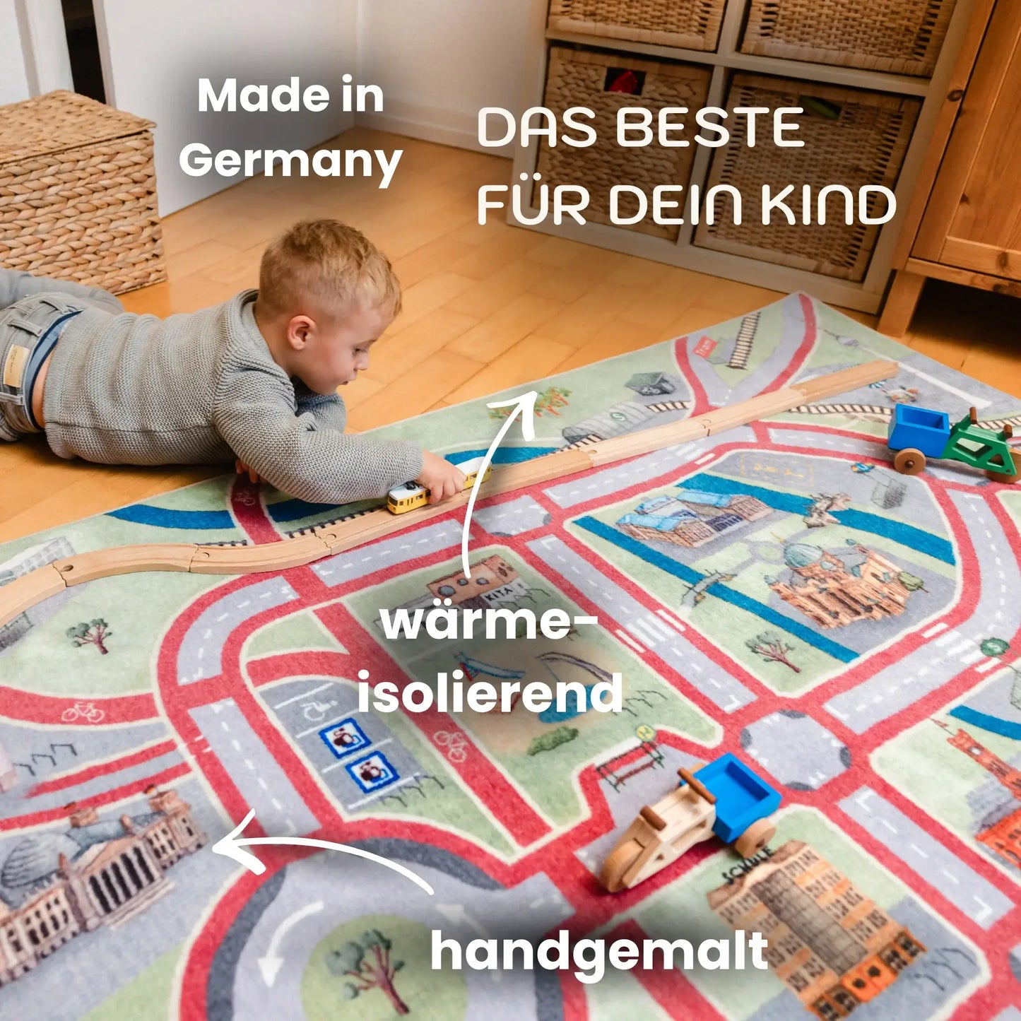 Spielteppich BERLIN 175x115cm im Starter-Set
