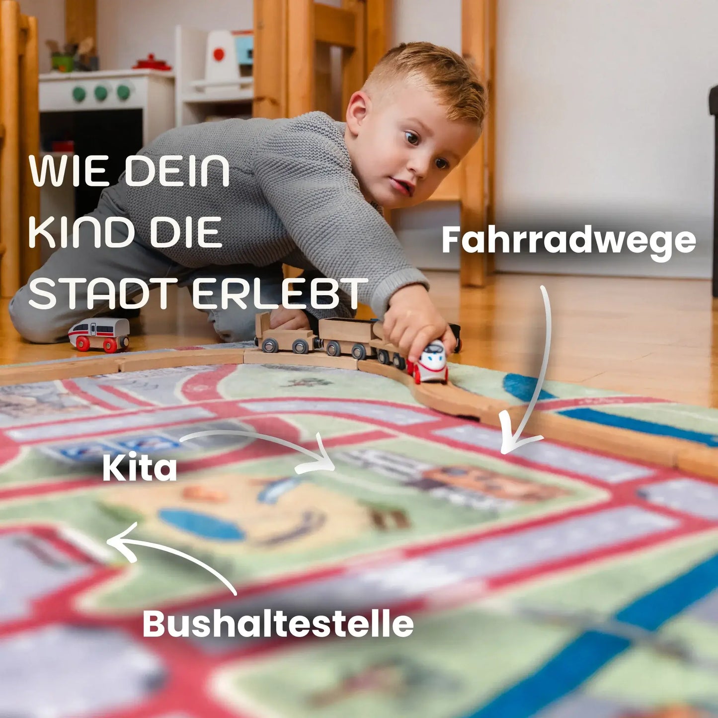 Spielteppich BERLIN 175x115cm im Starter-Set
