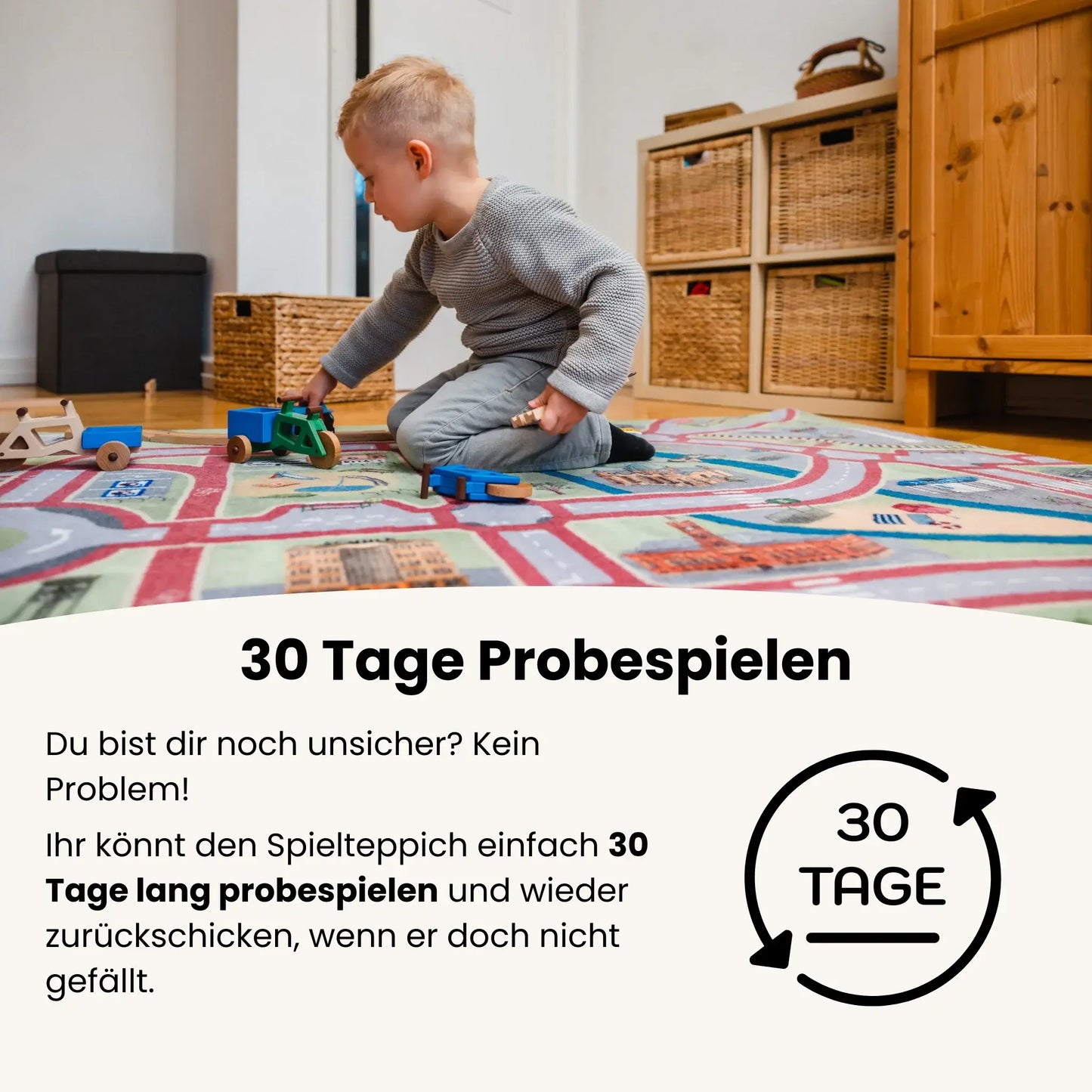 Spielteppich BERLIN 175x115cm im Starter-Set