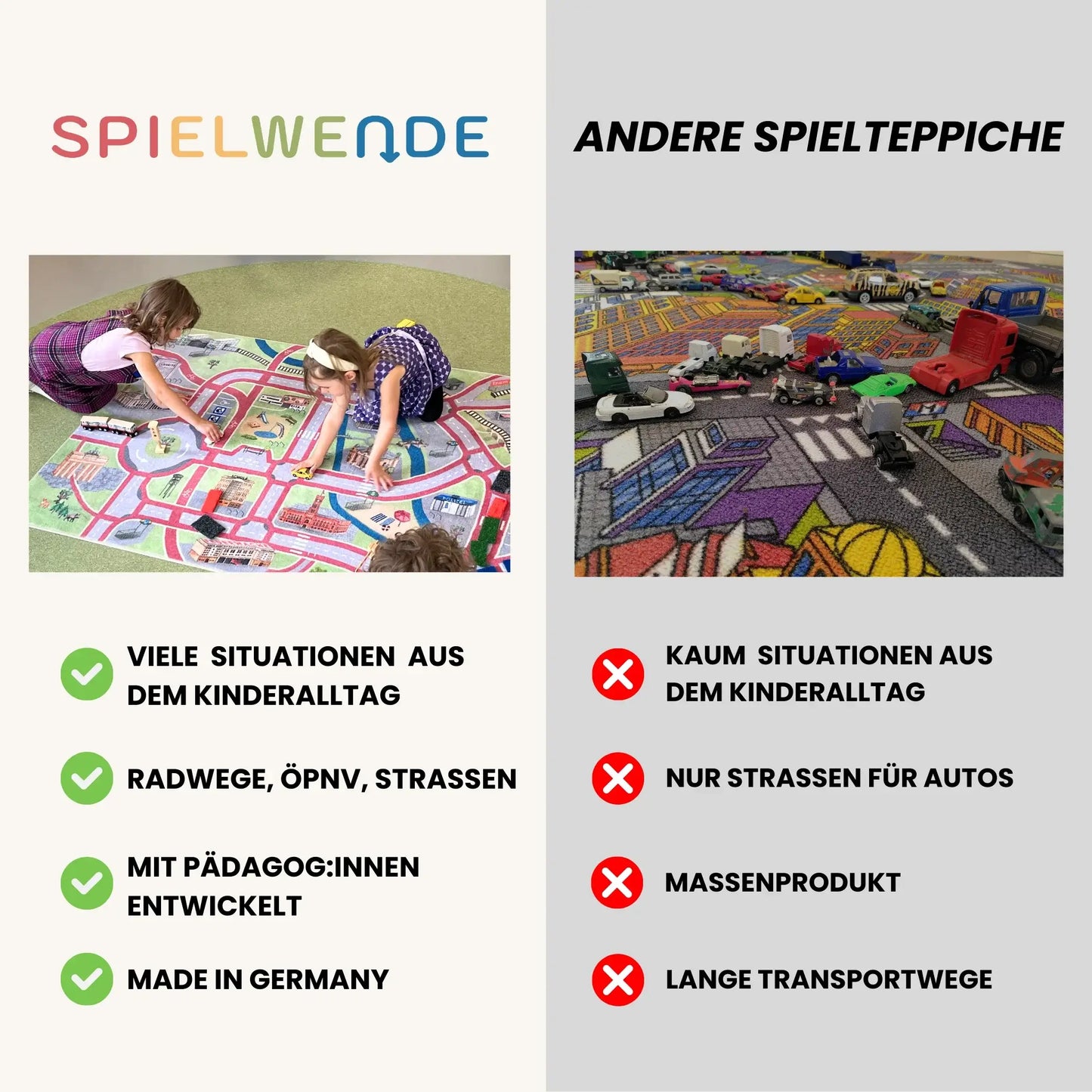 Spielteppich BERLIN 175x115cm im Starter-Set