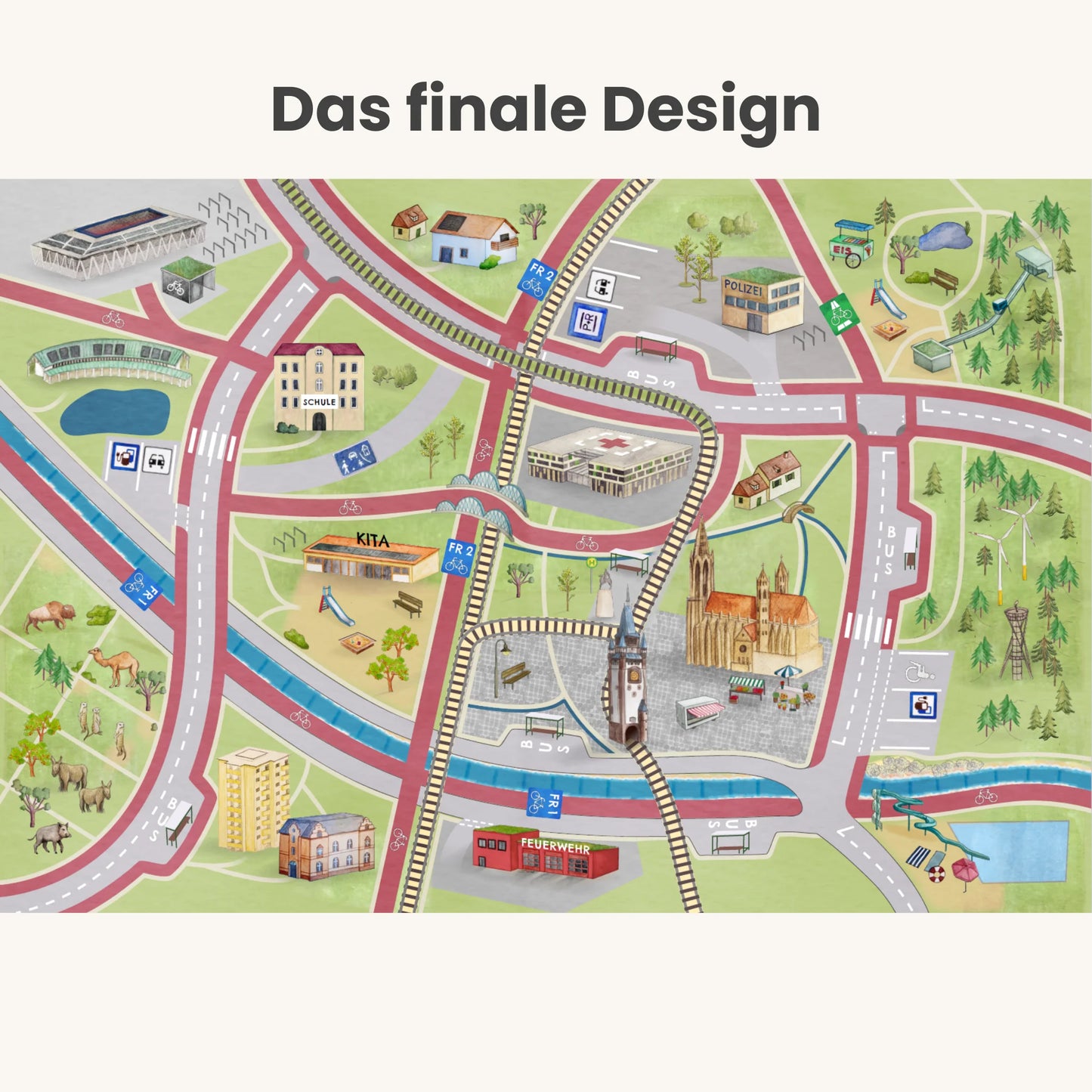 NEU: Spielteppich FREIBURG