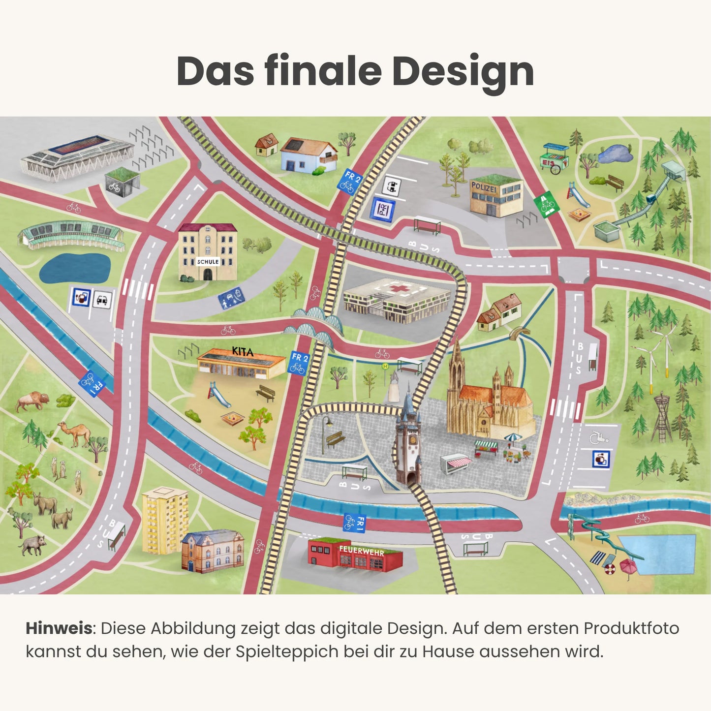 NEU: Spielteppich FREIBURG