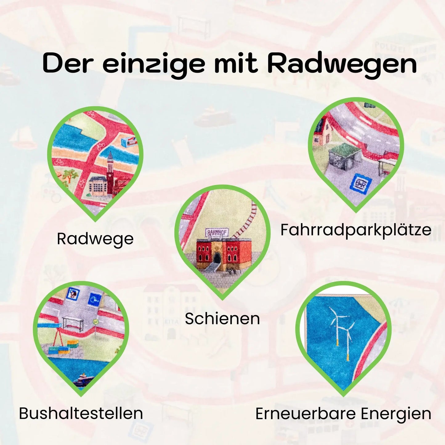 Spielteppich STADT VON MORGEN