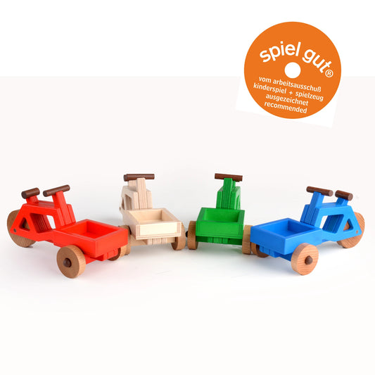 Spielzeuglastenrad aus Holz