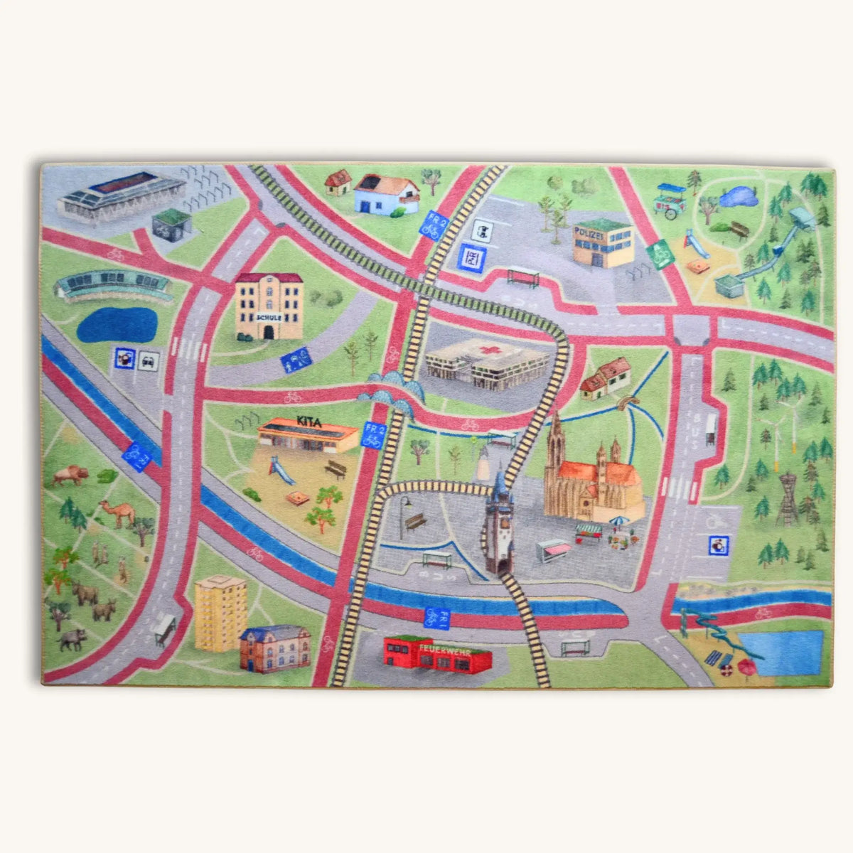 Spielteppich Freiburg 120x80 & 175x115cm